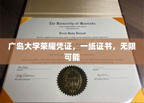 广岛大学证书，开启无限未来之门