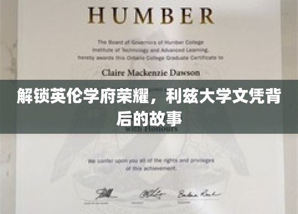 揭秘利兹大学文凭魅力，探寻英伦学府荣耀传奇