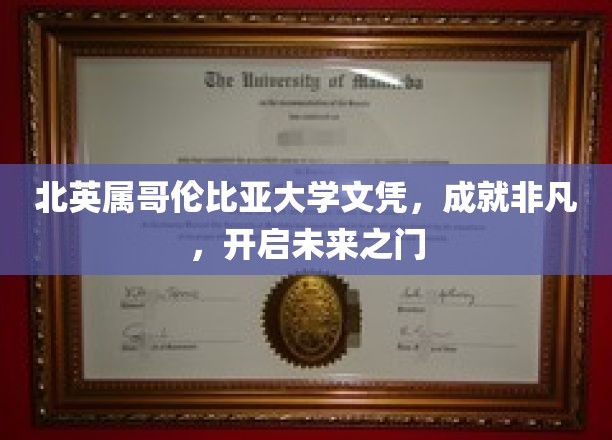 跨越太平洋的荣耀，北英属哥伦比亚大学文凭，开启非凡未来之路