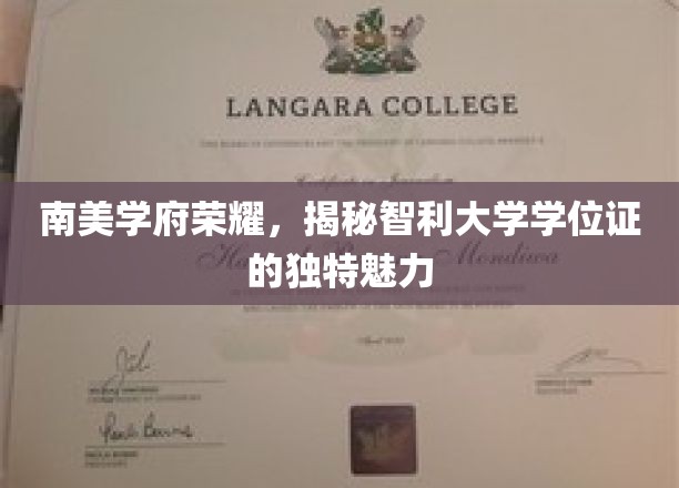 智利大学学位证，南美洲学府的荣耀风采探秘