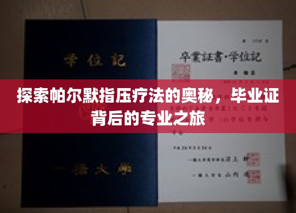 揭秘指压疗法的深层奥秘，帕尔默技艺背后的专业征程
