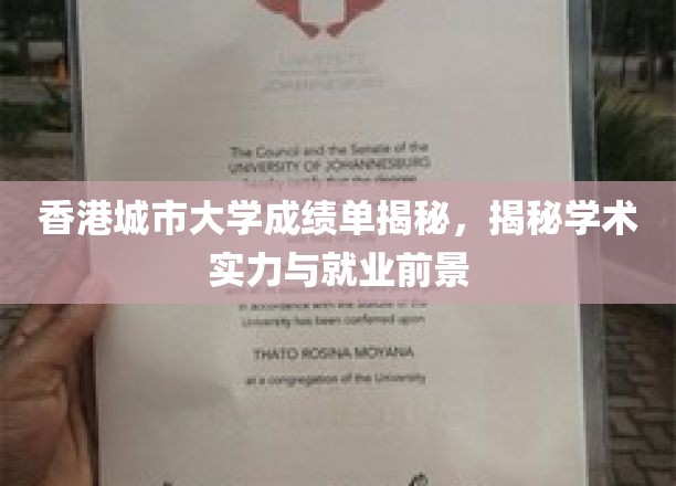港城大成绩单背后的学术魅力与职业航向