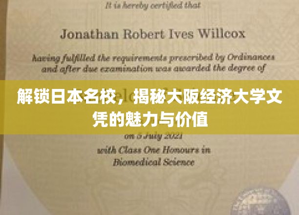 解锁日本名校，揭秘大阪经济大学文凭的魅力与价值