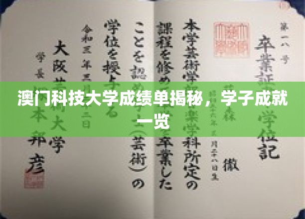 澳门科技大学成绩单揭秘，学子成就一览