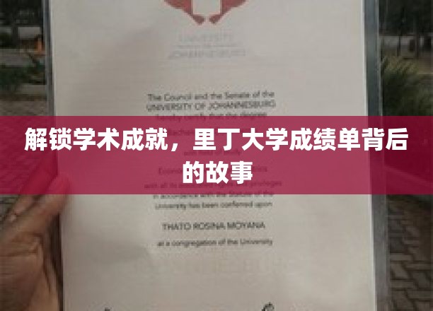 解锁学术成就，里丁大学成绩单背后的故事