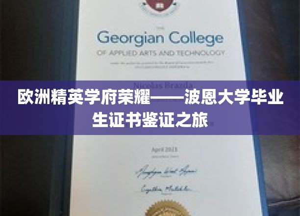 欧洲精英学府荣耀——波恩大学毕业生证书鉴证之旅