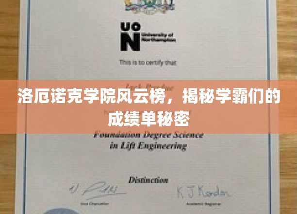 洛厄诺克学院风云榜，揭秘学霸们的成绩单秘密