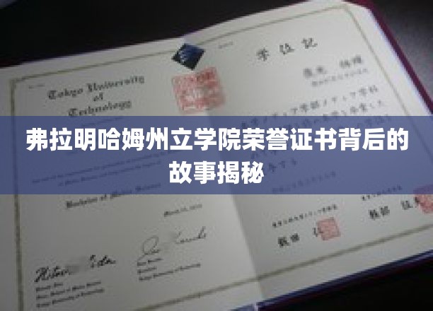 揭开弗拉明哈姆荣誉证书的神秘面纱，一段学院传奇的幕后故事