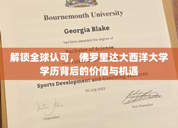 跨国通行证，探索佛罗里达大西洋大学学历的国际魅力与无限可能