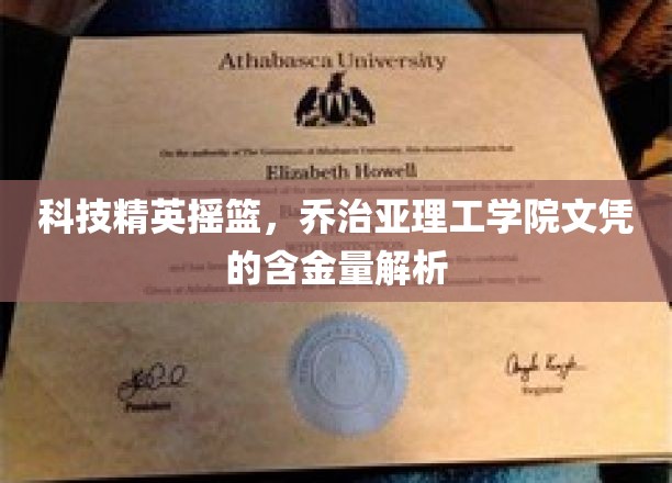 科技精英摇篮，乔治亚理工学院文凭的含金量解析