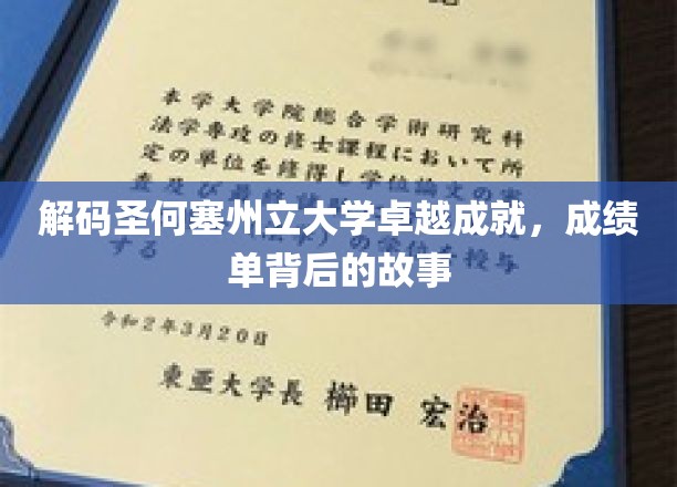 解码圣何塞州立大学卓越成就，成绩单背后的故事