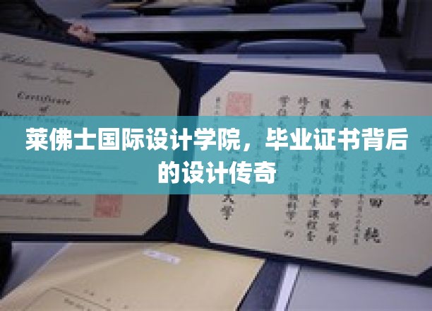 莱佛士国际设计学院，毕业证书背后的设计传奇