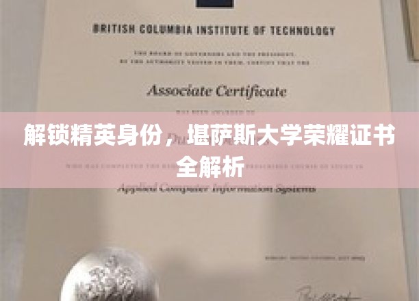 揭开精英学府面纱，堪萨斯大学荣誉证书深度解析