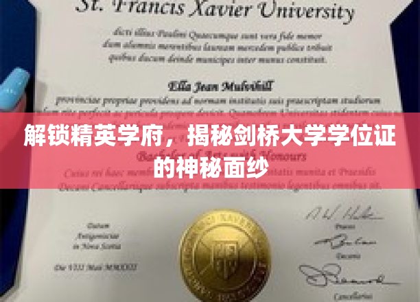 探秘剑桥荣耀，学位证背后的精英学府秘密