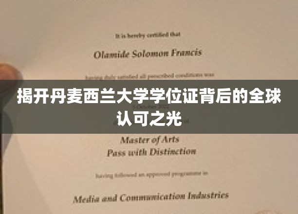 全球瞩目的丹麦西兰大学学位证，国际认可的教育品质之光