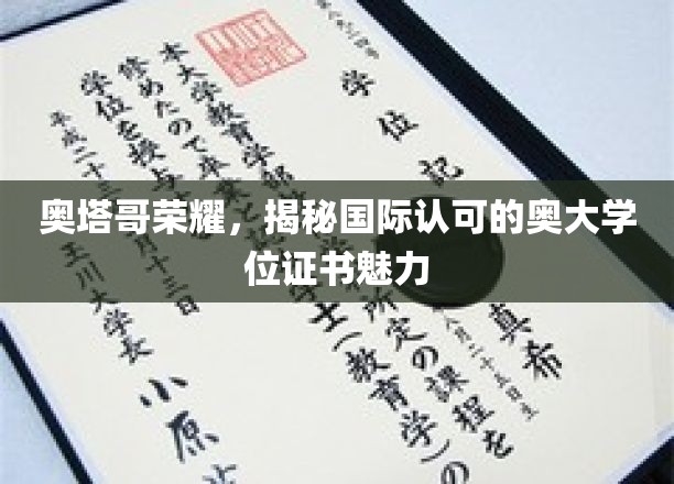 奥塔哥荣耀，揭秘国际认可的奥大学位证书魅力