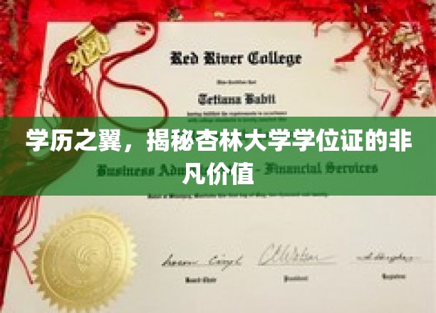 学历之翼，揭秘杏林大学学位证的非凡价值
