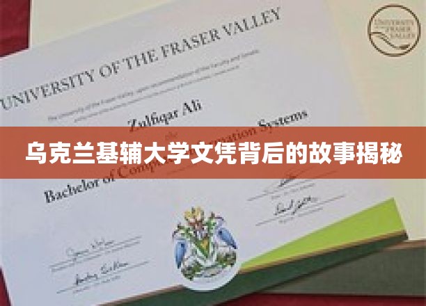 乌克兰基辅大学文凭背后的故事揭秘