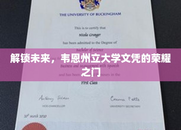 韦恩州立大学文凭，开启通往未来荣耀的神秘钥匙