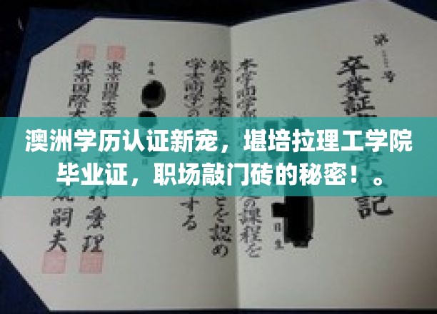 堪培拉理工学院毕业证成为职场新贵，揭秘学历认证新趋势