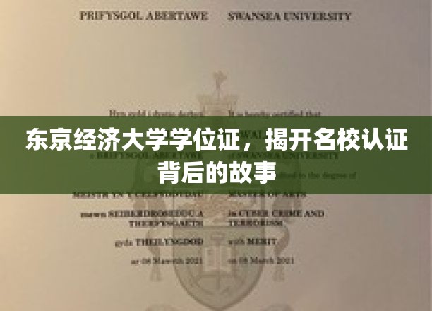 东京经济大学学位证，揭示名校认证背后的故事