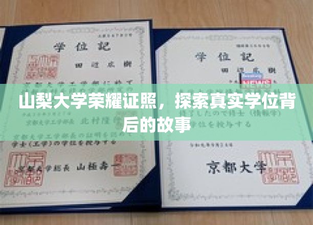 山梨大学荣耀证书，揭秘真实学位背后的故事