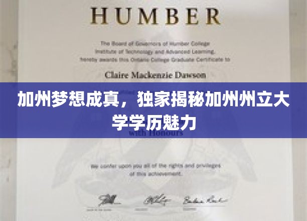 梦回金门，探秘加州州立大学，学历魅力尽在其中
