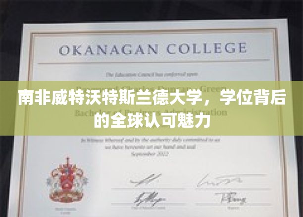 南非威特沃特斯兰德大学，学位通行全球，揭秘其国际认可魅力