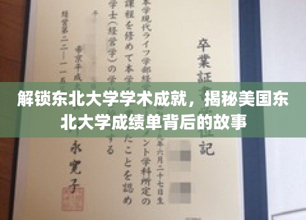 解锁东北大学学术成就，揭秘美国东北大学成绩单背后的故事
