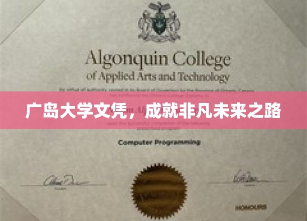 广岛大学文凭，开启非凡人生新篇章