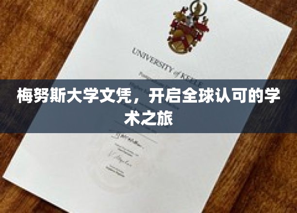 梅努斯大学文凭，开启全球认可的学术之旅
