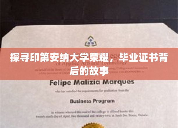探寻印第安纳大学荣耀，毕业证书背后的故事