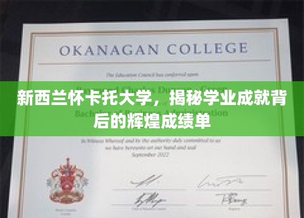 探寻新西兰怀卡托大学成就背后的卓越学绩