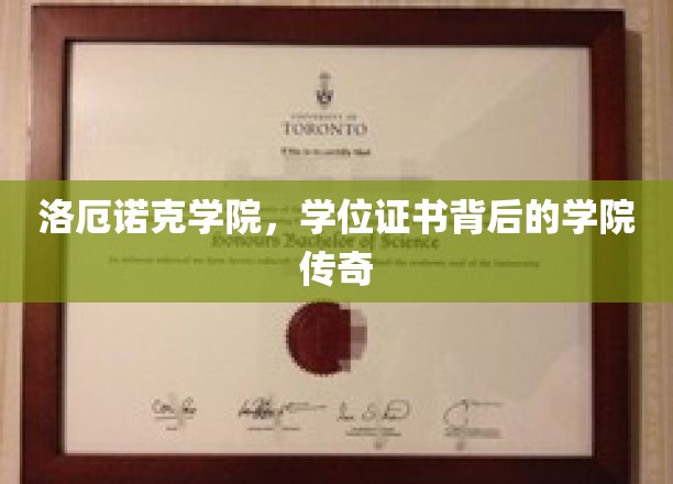洛厄诺克学院，学位证书背后的学院传奇