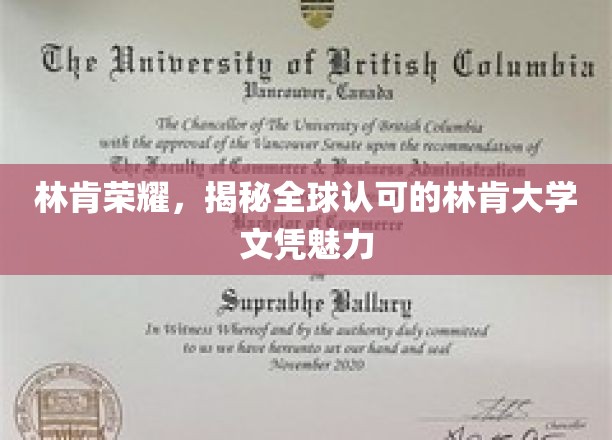 林肯大学文凭全球瞩目，探寻其卓越魅力背后的秘密