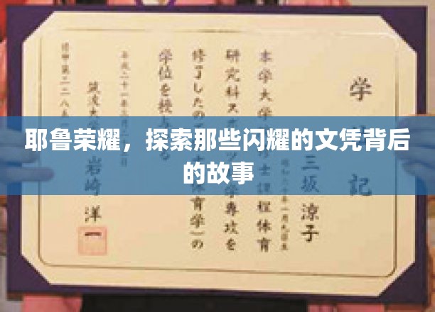 耶鲁辉煌揭秘，文凭背后不为人知的精彩传奇