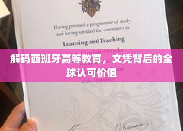 解码西班牙高等教育，文凭背后的全球认可价值