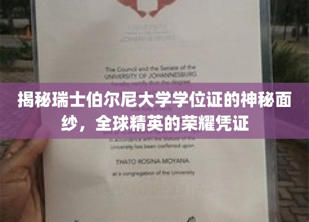 揭开瑞士伯尔尼大学学位证的神秘面纱，全球精英的荣耀凭证