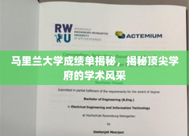 马里兰大学成绩单背后，一窥世界一流学府的学术魅力