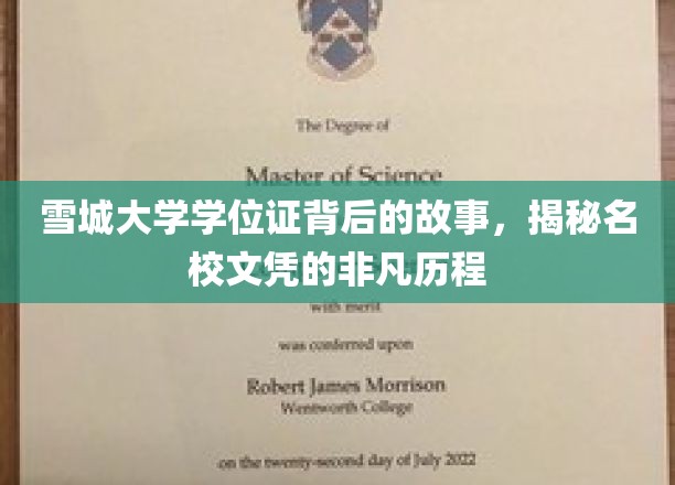 雪城大学文凭背后的传奇，一纸学位证背后的非凡旅程