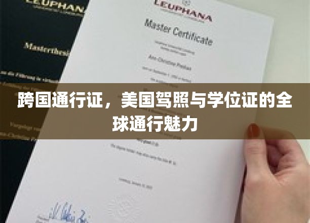 全球通行无阻，美驾照与学位证的国际认可之谜