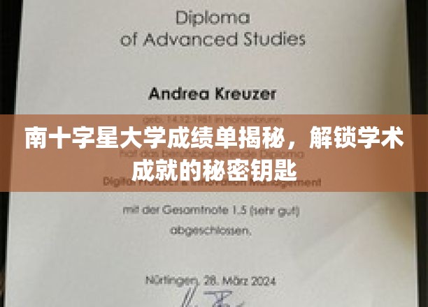 南十字星大学成绩单揭秘，解锁学术成就的秘密钥匙