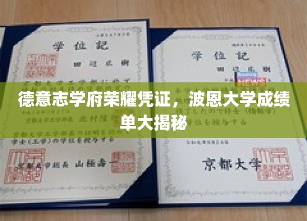 德意志学府荣耀凭证，波恩大学成绩单大揭秘
