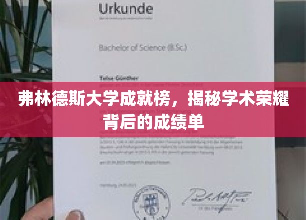 弗林德斯荣耀解码，一探学术巅峰背后的卓越成绩