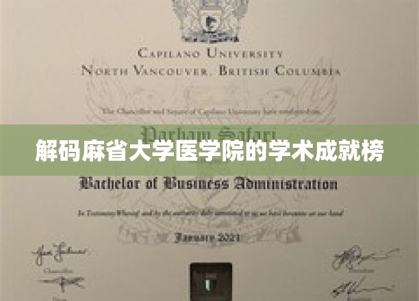 探索麻省大学医学院的学术巅峰之路