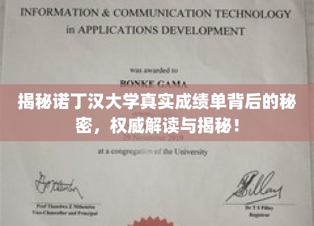 探寻诺丁汉大学成绩单神秘面纱，深度解析权威解读与真实内幕