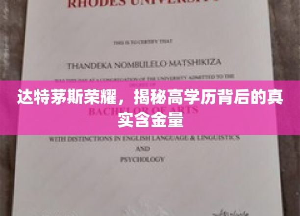 达特茅斯荣耀探秘，高学历的真正价值何在？