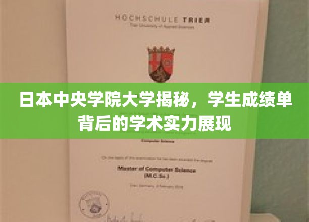 日本中央学院大学，揭开成绩单背后的卓越学术风采