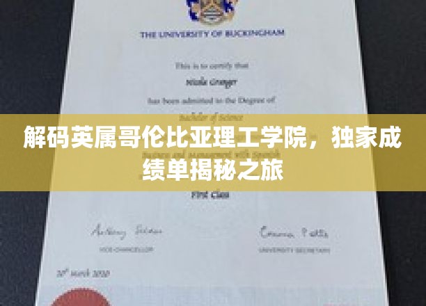 探秘英属哥伦比亚理工学院，揭秘非凡成就背后的秘密