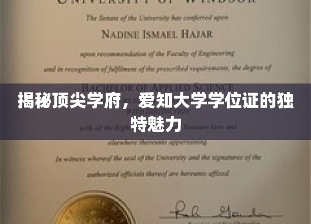 解码顶尖殿堂，爱知大学学位证的非凡风采